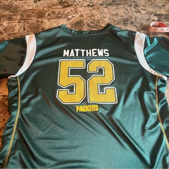 Women's NFL Green Bay Packers Clay Matthews Football Jersey Size 2XL 100 % Poly‍ - Picture 7 of 7